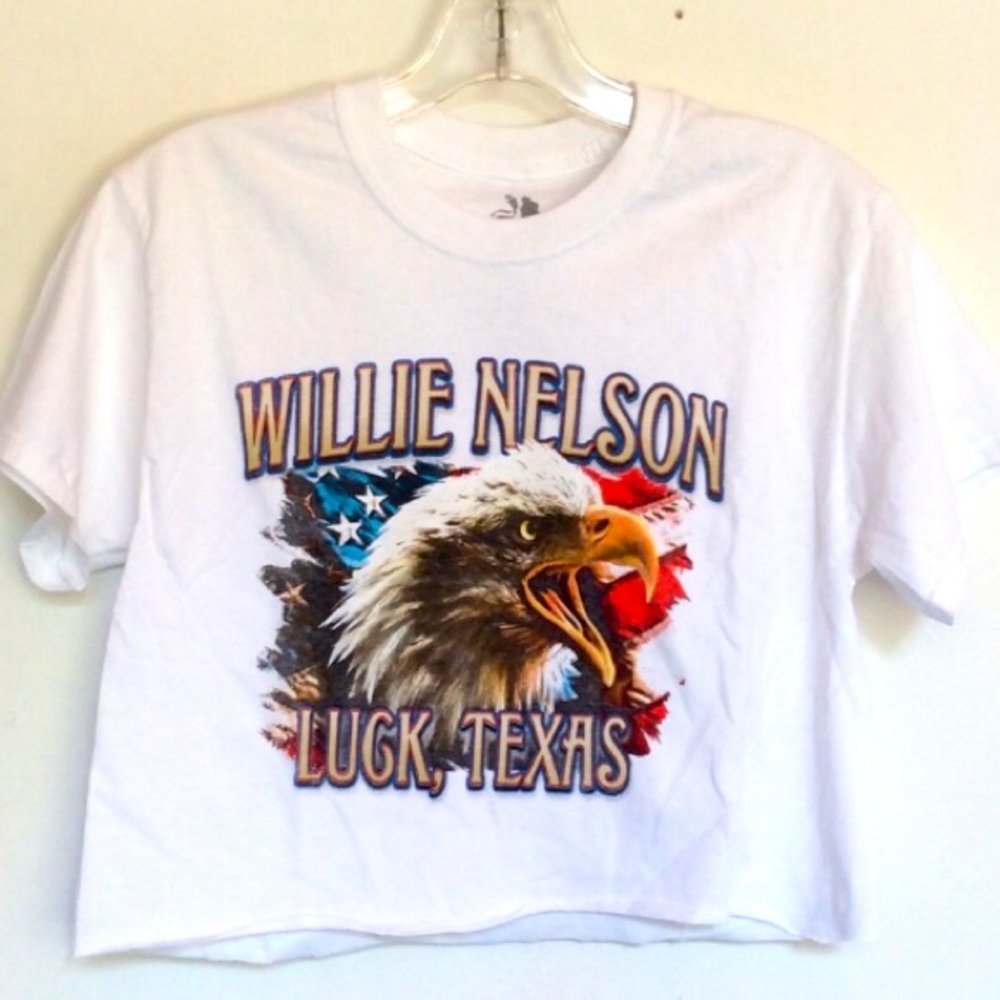 Willie Nelson Luck Texas Crop Band T Shirt